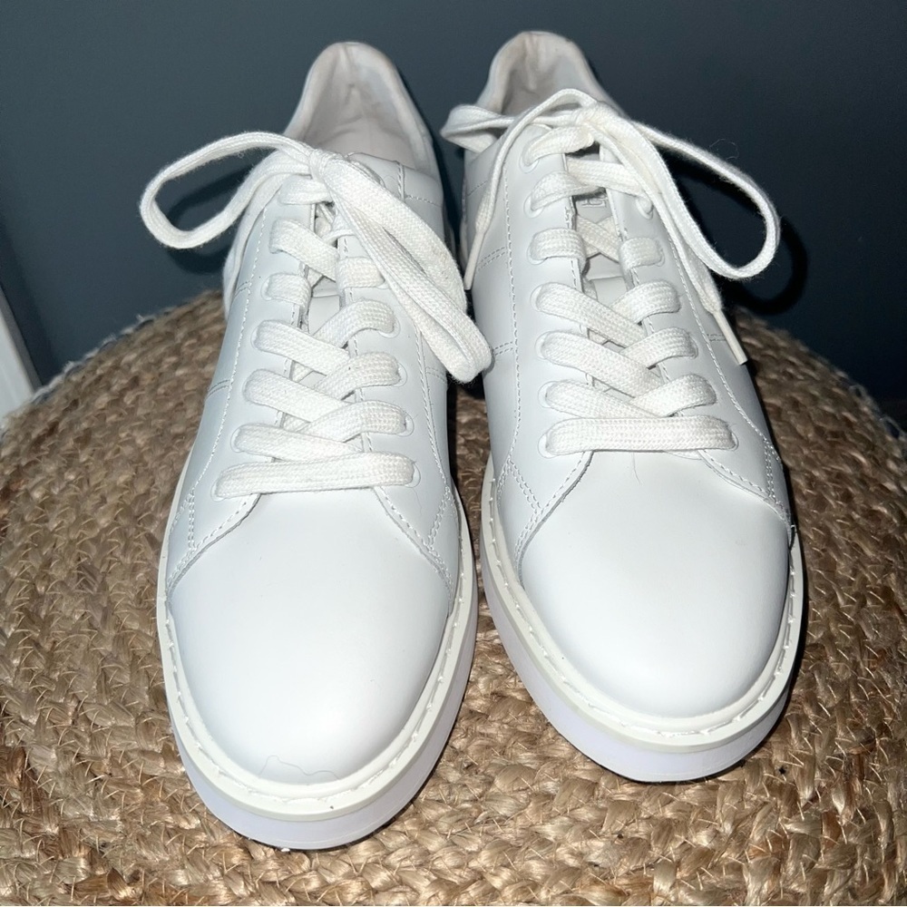 Lauren Ralph Lauren Angeline 4 Leather Sneakers - Picture 3 of 9